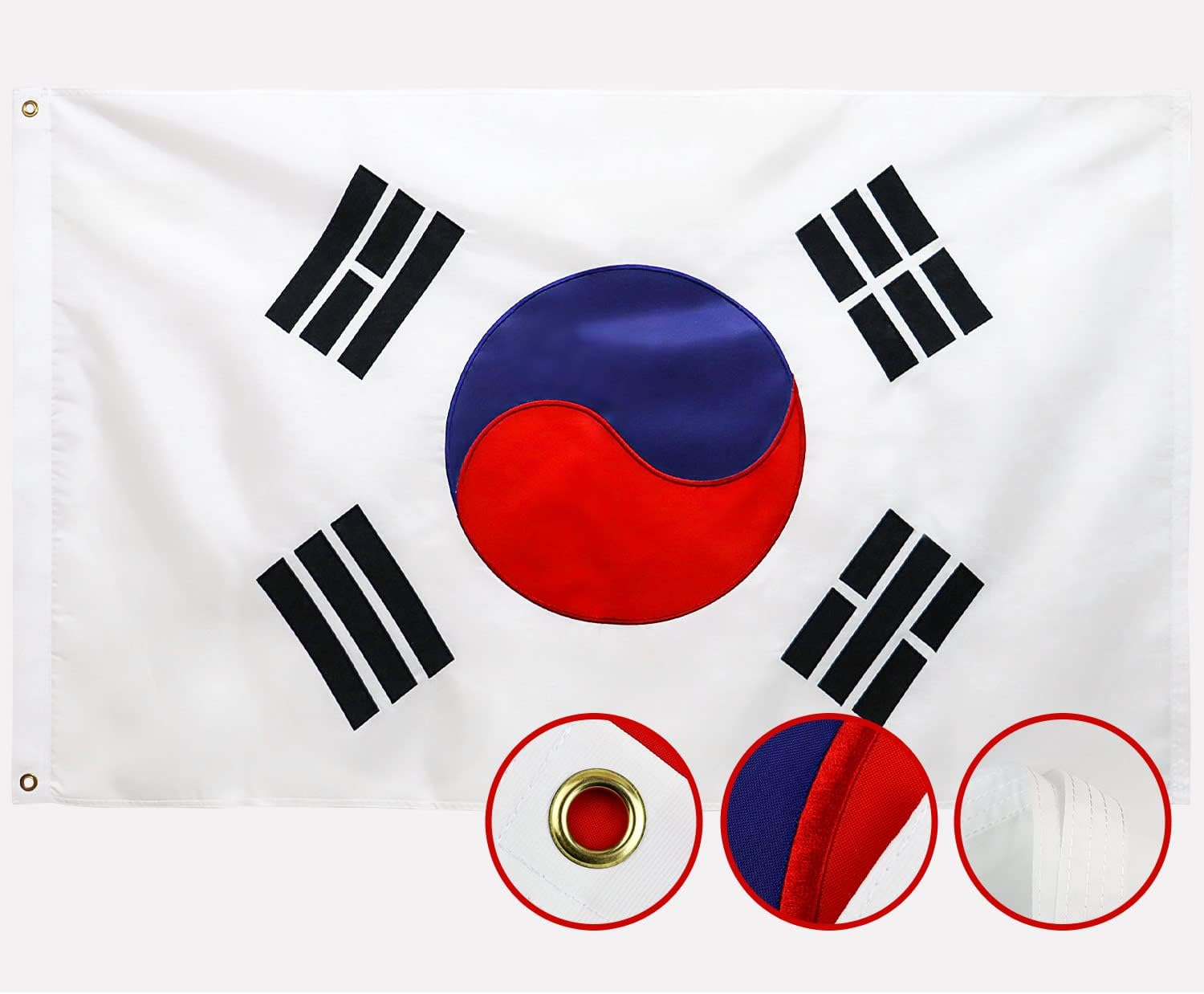 路北韩国国旗 3x5ft